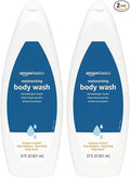 Amazon Basics Moisturizing Body Wash, Fresh Scent, Deep Moisture, Nourishing, Dermatologist Tested, 22 fl oz (Pack of 2)