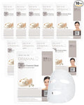 DERMAL Pearl Collagen Essence Facial Mask Sheet 23g Pack of 10 - Clarify Skin, Skin Smooth, Daily Skin Treatment Solution Sheet Mask