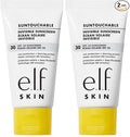 e.l.f. SKIN Suntouchable Invisible SPF 35, Lightweight, Gel-based Sunscreen For A Smooth Complexion, Doubles As A Makeup Primer, Vegan & Cruelty-Free, Packaging May Vary (Pack of 2)