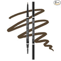 Ultra Precise Brow Pencil,Dual-Ended Precision Eyebrow Pencils for Women，Defines, Creates Full,Longwearing for Perfect Brows, Professional, Natural-Looking Micro Ash Brown Brow Pencils (2 Pcs)