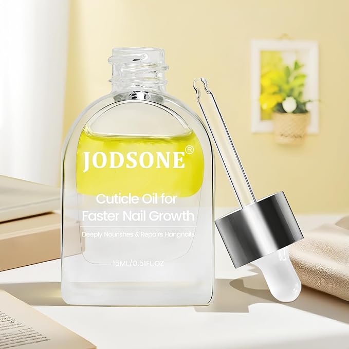 JODSONE Cuticle Oil for Nails for Repairing Cuticles Overnight Moisturizing and Strengthening Nails with Dropper