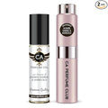 CA Perfume Duo Impression of Jasmine Sambac & Marigold For Women Perfume Layering Set Long Lasting Travel Size EDP + Body Oil Roll-On Bottle 0.27 Fl Oz+0.33 Fl Oz