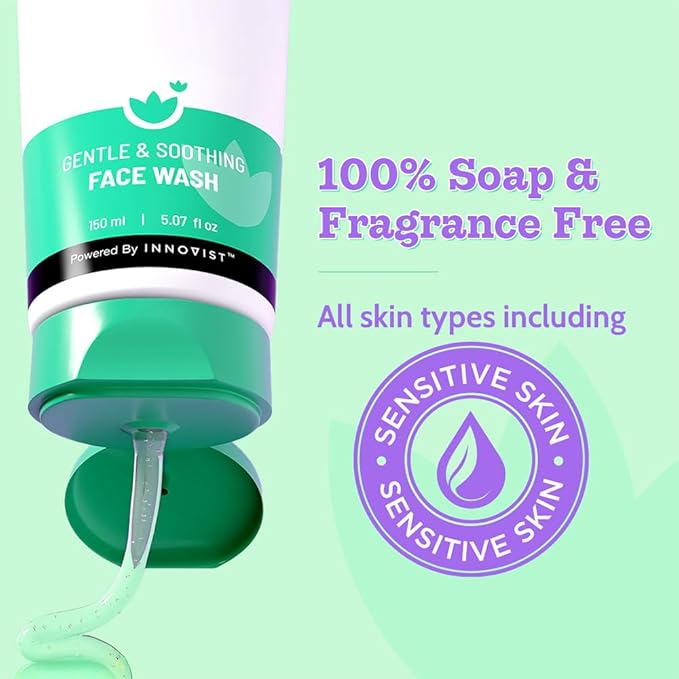 Chemist at Play Gentle & Soothing Facewash | 100% soap & fragrance-free| Cleanses, soothes, refreshes & hydrates| Strengthens skin barrier | 150ml