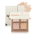 4-color highlighter makeup palette shimmer bronze contour shadow illumination highlight eyeshadow palette eyeshadow cosmetic set