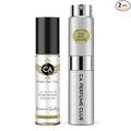 CA Perfume Duo Impression of Pure White Cologne For Women And Men Perfume Layering Set Long Lasting Travel Size EDP + Body Oil Roll-On Bottle 0.27 Fl Oz+0.33 Fl Oz