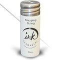 Ink Permanent White Brow Mapping String [100 Ft Bottles - 30 m] Pre-Inked String for Permanent Makeup and Microblading Supplies, Brow Mapping Kit, Eyebrow Thread for Shaping (White)