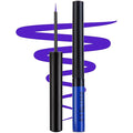 Liquid Eyeliner, Matte Colored Eyeliners, Blue Eyeliner, White Black Red Brown Green Purple Waterproof High-pigmented Colorful Eyeliners Eye Makeup, 1PC Deep- Blue