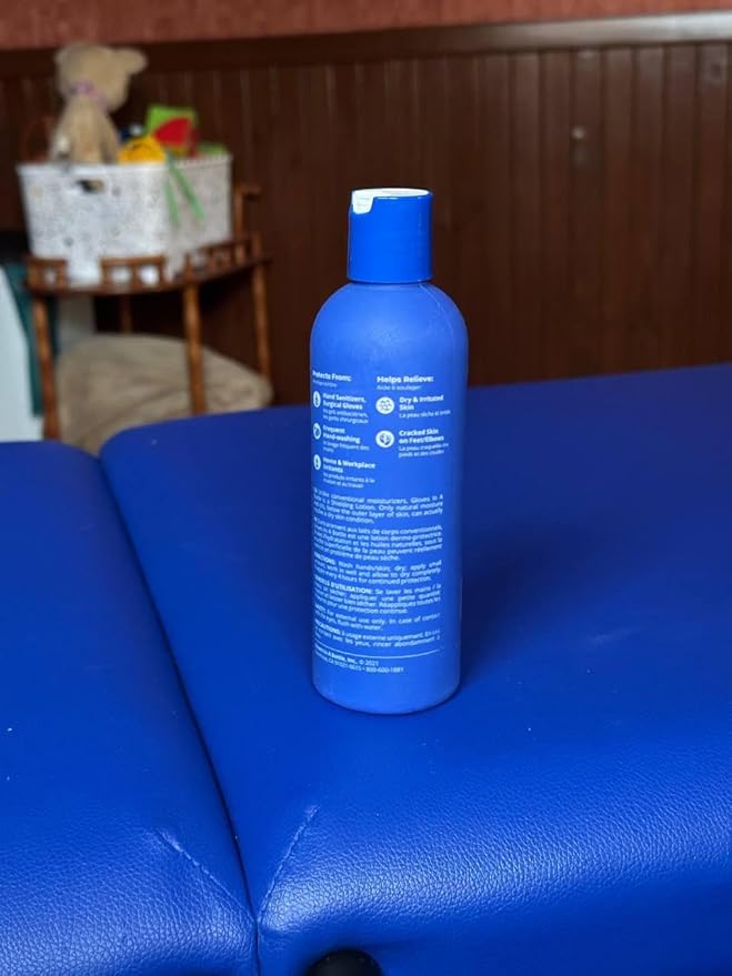 Gloves In A Bottle Shielding Lotion for Nurses & Healthcare Workers – Non-Greasy Protective Barrier Lotion for Dry, Cracked Hands | Water-Resistant Moisturizer | 2 oz & 8 oz Pump