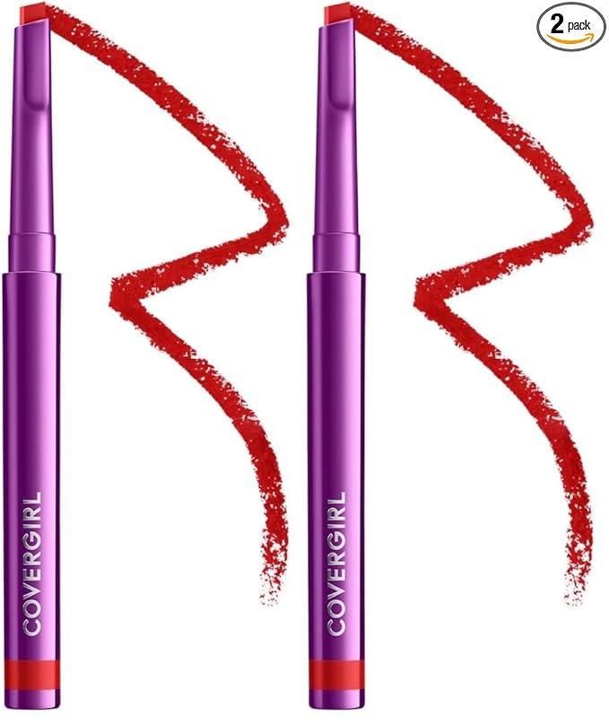 COVERGIRL Simply Ageless Lip Flip Liner, Brave Burgundy, Pack of 1 (Pack of 2)