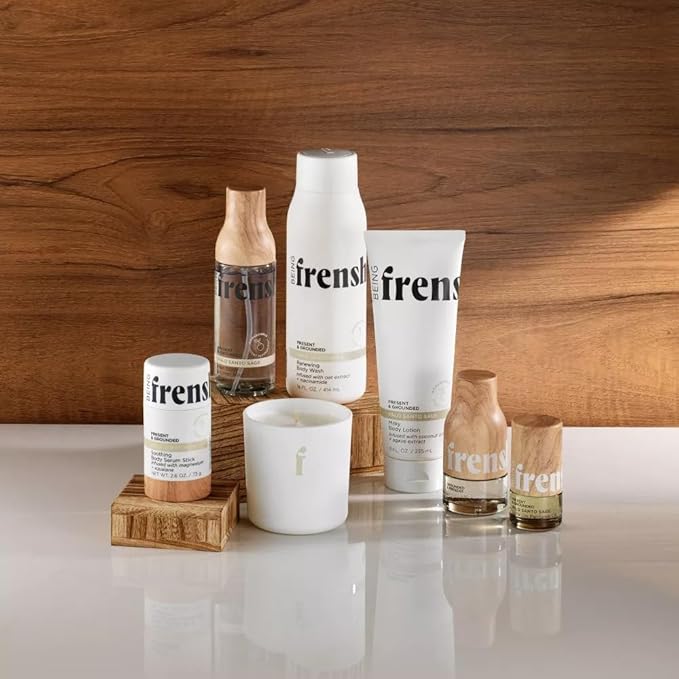 Being Frenshe Palo Santo Sage HAIR AND BODY LINEN MIST 5 fl oz | Comes with the Makeup Remover Pads Gift