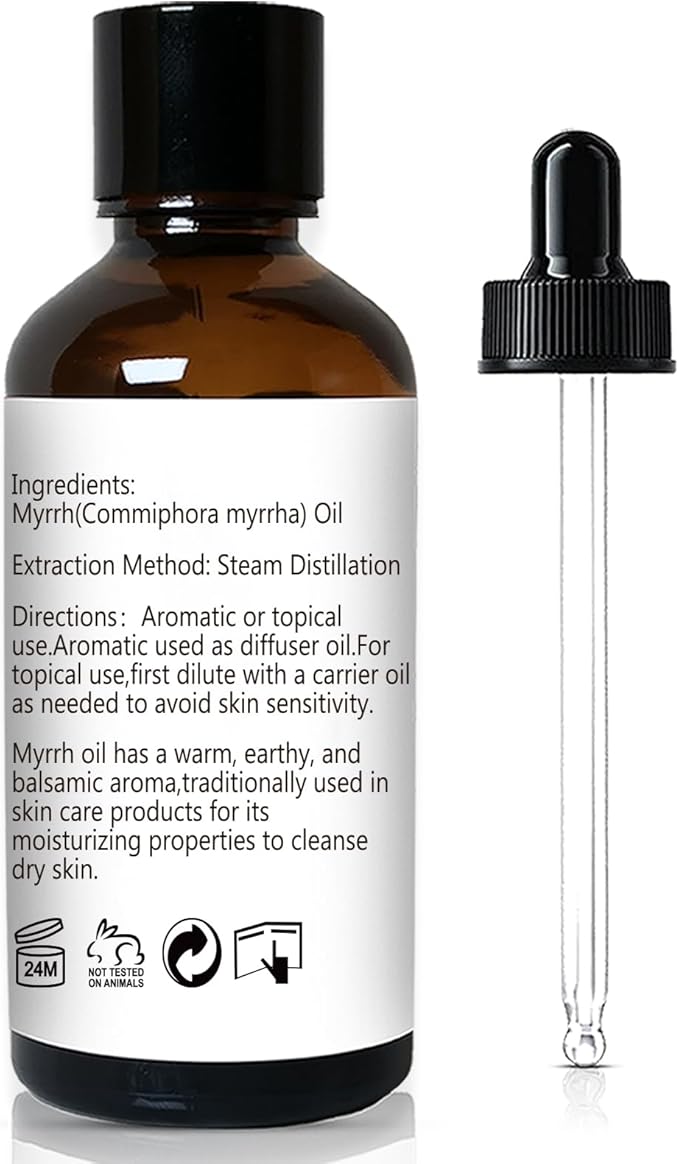 GM Gumili Myrrh Essential Oil, 100% Pure, 30ml, Aromatherapy, Skin Care, Home Diffuser