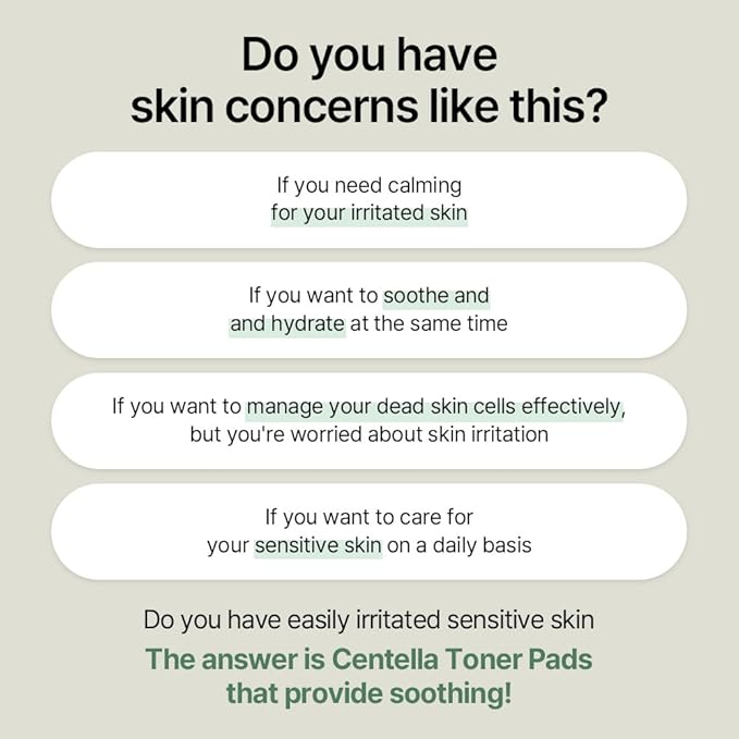 mixsoon Centella Asiatica Toner Pad-Soothing, Hydrating and Balancing Facial CICA Pads, Gentle Daily Care for Sensitive, Calm Skin 180ml / 6.08 fl.oz. (120 Sheets) Korean Glass Skin Care