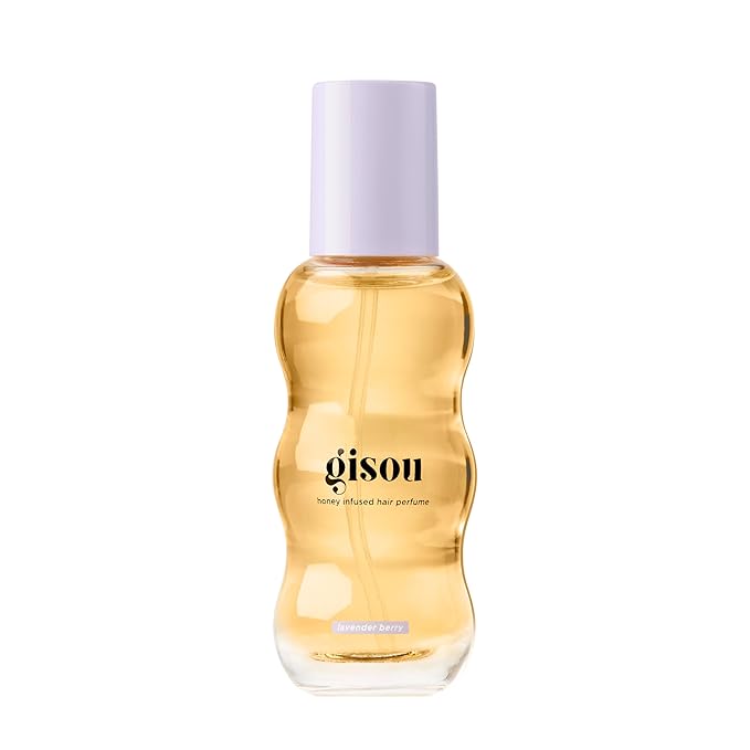 Gisou Honey Infused Hair Perfume Mini – Long-Lasting Hair Fragrance with Mirsalehi Honey & Argan Oil, Lavender Berry, 15ml