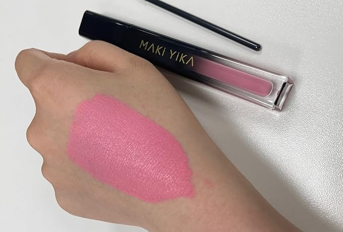 MAKI YIKA Pink Lipstick for Women Color Stay Long Lasting Lipsticks No Smudge Matte Liquid Lipstick Transferproof Cruelty-Free Lip Color for Mother's Day, Ice Pink