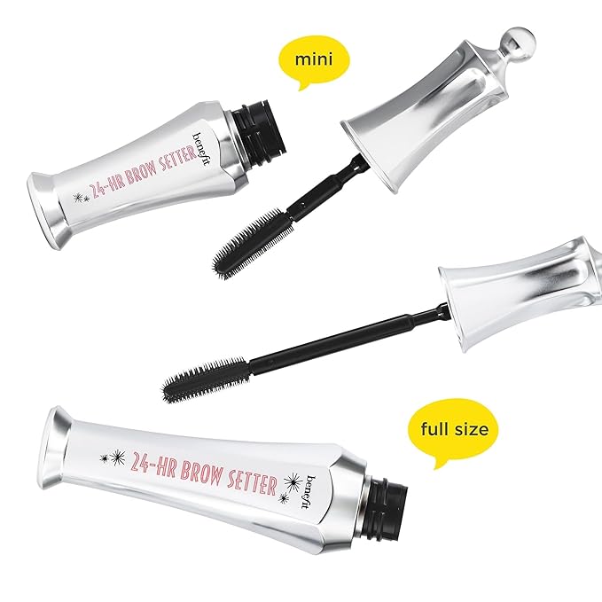 Benefit Cosmetics Mini 24-HR Brow Setter Clear Brow Gel with Lamination Effect 0.11 fl oz/ 3.5 mL