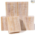 BELA Sandalwood Soap 3.3 OZ, Pack of 6 French Triple Milled Bar Soap with Organic Shea Butter, Hand, Face and Body Wash Bar, Made in Australia