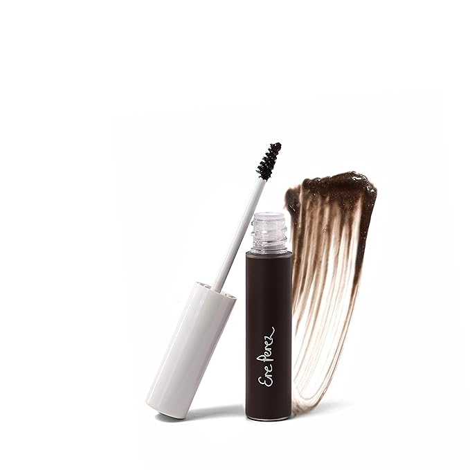 Ere Perez - Natural Argan Brow Hero | Tinted, Versatile, Conditioning | Omegas 3+6, Vitamin E, Castor Oil | Vegan, Cruelty-Free, Clean Beauty (Pristine, 0.12 oz | 3.5 ml)