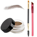 3 IN 1 Eyebrow Gel Kit With 2 Eyebrow Brushs,【High Pigment】,【Waterproof】,【Long Wearing】, Eyebrow Pomade For All Skin Tones, #09 caramel