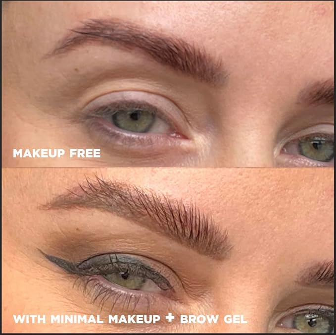 Enhanced Cosmetics Original SPF Clear/Transparent Brow Gel Sunscreen MakeUp, Flake Free, Lamination, Lightweight, for up to 24 hour hold