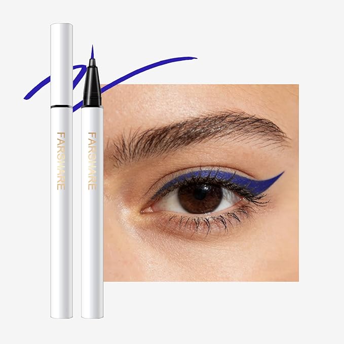 Ultra Fine Liquid Eyeliner Pencils- Slim Felt Tip for Precise Eye Lines, Waterproof, Smudge Proof & Quick-Drying, Winged Liner and Inner Corner. Long Lasting All Day Makeup, Smooth & Lightweight.