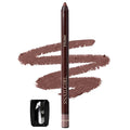 Bronze Gel Eyeliner Pencil,Smudge-proof Waterproof Long Lasting Plum Eye Liner, High-Pigmented Smooth Creamy Formula for Mature Women, Eyes Makeup Pen Includes Sharpener