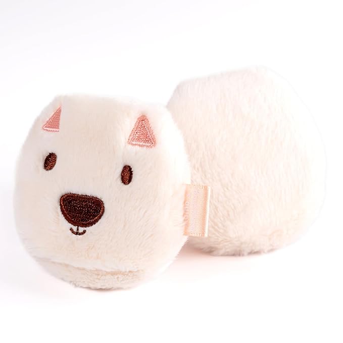 Momo's Workshop Face Fluffy Powder Puff,Soft Plush Setting Powder Puff, Large Velour Makeup Puff for Loose Or Pressed Powders,Round Cosmetic Puff, Beauty Makeup Tool,1pcs