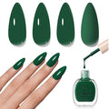 AZUREBEAUTY Deep Forest Green Nail Polish, St. Patrick's Day Quick Dry Formula, Strengthening Natural Nail Treatment, Home Salon DIY, Women Gift, 0.34 Fl Oz