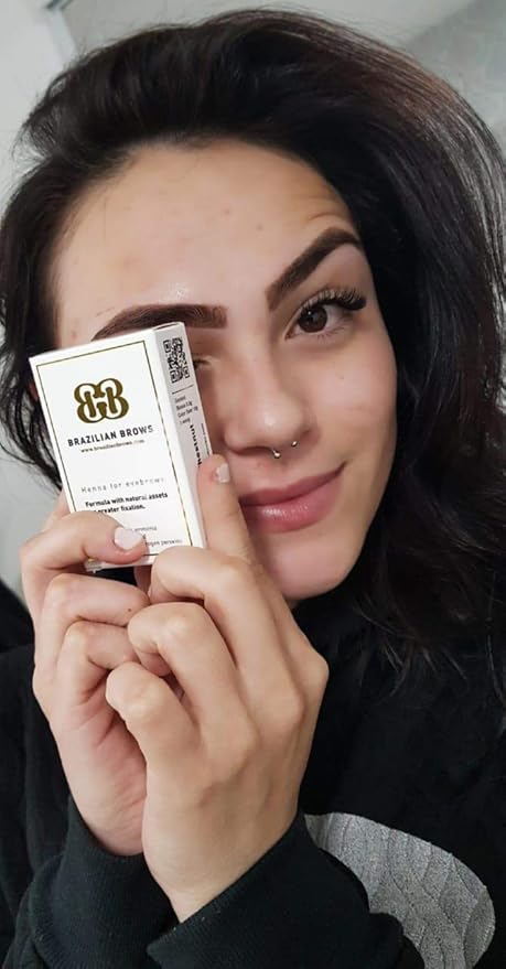 Eyebrow Henna Pack & Tinting Kit – Dark Chestnut