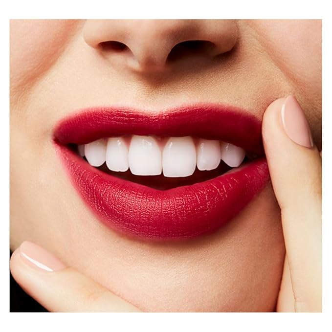 MAC Cosmetics Powder Kiss Liquid Lipcolour - 983 Burning Love (Deep intense berry) .17 oz / 5 ml