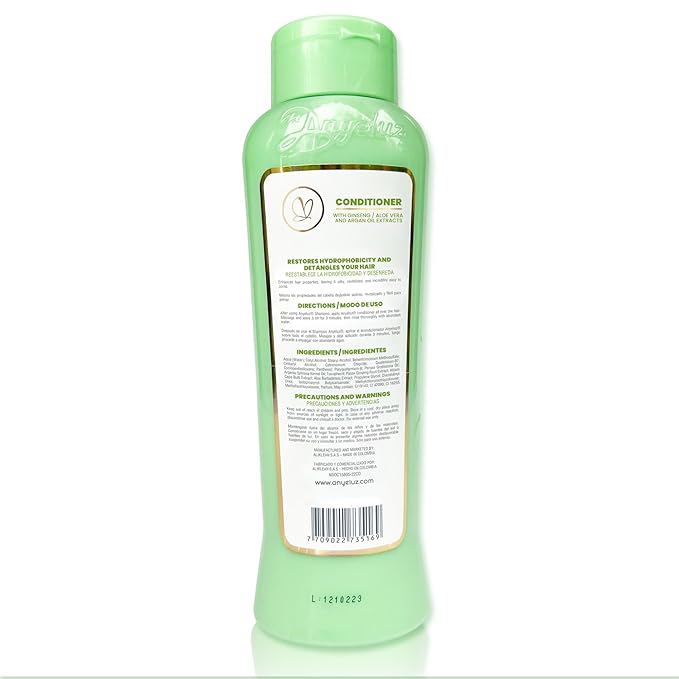 ANYELUZ Aloe Vera Argan Oil Conditioner for All Hair Types | Detangler