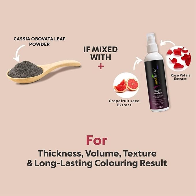 Mina ibrow Hair Color Gray Brown|Long Lasting Natural Spot coloring and Hair Tinting Powder, Water and Smudge Proof Vegan and Cruelty free | No Ammonia, No Lead with 100% Gray Converge