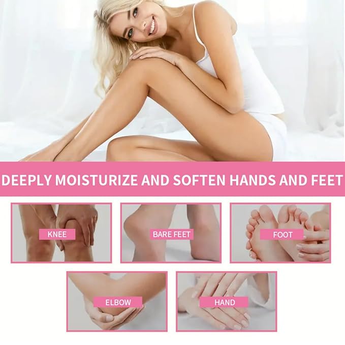 Peach Hand and Foot Cream Stick, Nourishing Foot Balm Moisturizer with Honey Hydrates and Repairs Dry Cracked Feet Hand & Nail Rough Heels and Soothing Skin Care for Women and Men - 1.41oz