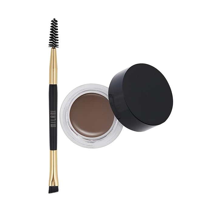 Milani Stay Put Brow Color - Dark Brown (0.09 Ounce) Vegan, Cruelty-Free Eyebrow Color that Fills and Shapes Brows