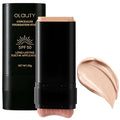 Foundation Stick, 2 in 1 Dual-Ended Long-Lasting Korean Foundation Stick, Full Coverage Foundation Makeup, Sunscreen Concealer Stick, Tattoo Cover Up Makeup, Matte Finish for Face (LIGHT SKIN)