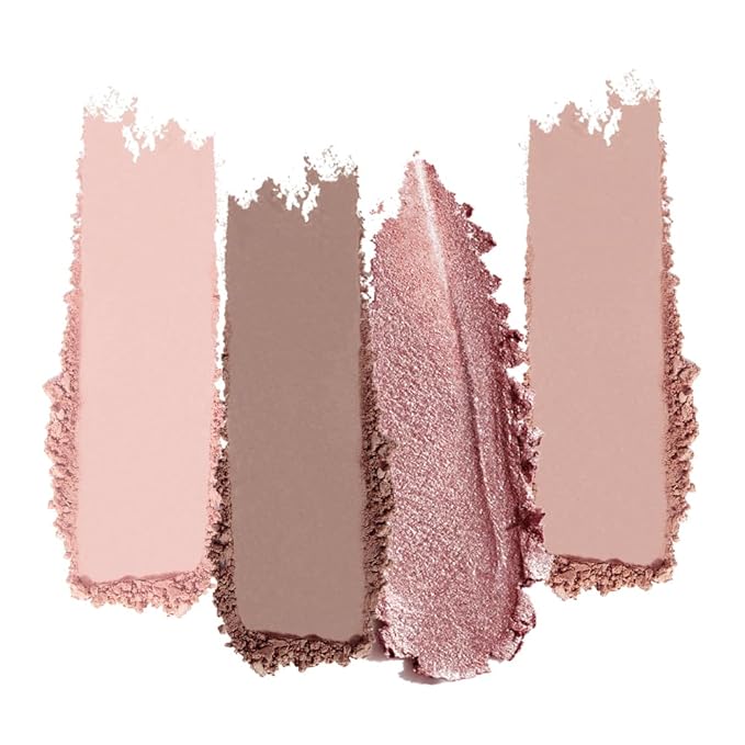 Mivota Professional Eyeshadow Palette, Nude Taupe and Brown Neutral Shades, Velvety Matte and Satin Shimmer Finishes, High Pigment Blendable Colors, Waterproof Long-Lasting Eye Palette, 03, 4 Colors