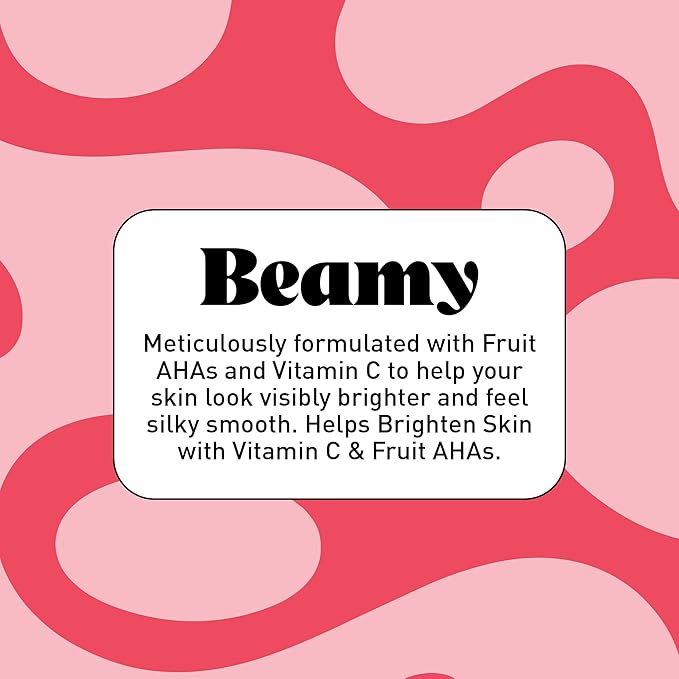 NATURE WELL Beamy Brightening & Moisturizing Body Cream, Lightweight & Quick-Absorbing Formula to Help Improve Tone & Texture, Scented with Black Currant, Jasmine & Vanilla Woods,12 Oz