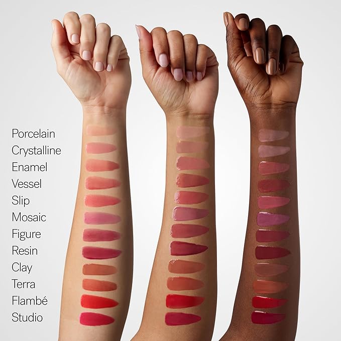 ILIA - Overglaze Hydrating Lip Gloss | Long-Wear, Non-Sticky, 24-Hour Hydration | Smooth + Plump | Vegan + Silicone-, Gluten-, Nanoparticles-Free (Porcelain)