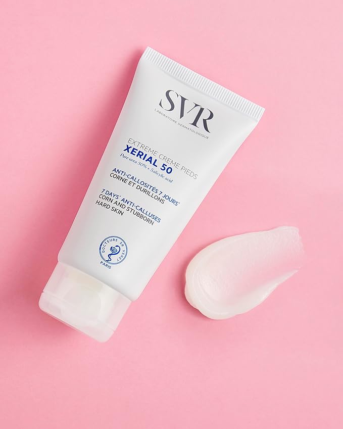 SVR - Xerial 50 Extreme Foot - Intense Hydrating Foot Cream with 50% Urea - For rough, dry feet, hands, elbows and knees - Delivers visible results in just 7 days - Quick Absorption - 1.7 fl.oz
