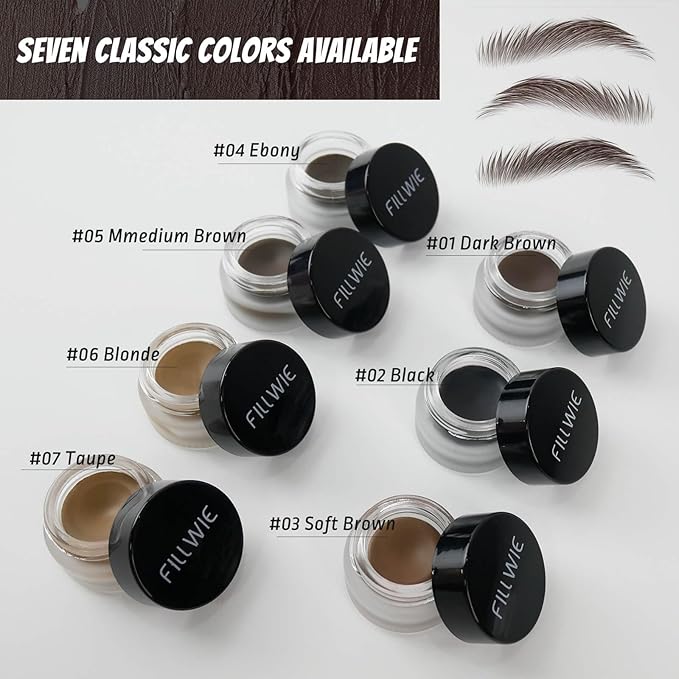 Auburn Eyebrow Pomade, Eye brow Wax Long lasting Smudge proof Ideal, for Precision Eyeliner and Brow Definitio