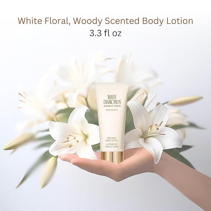 Elizabeth Taylor White Diamonds Women Body Lotion 3.3 oz