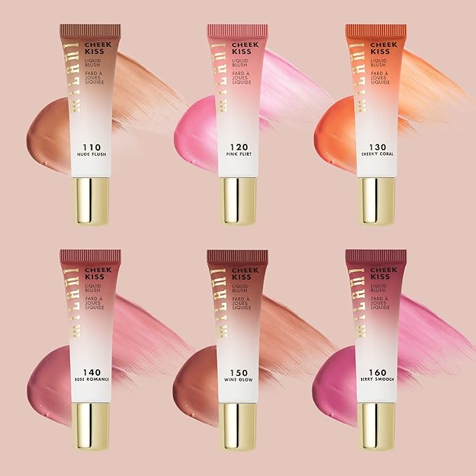 Milani Cheek Kiss Liquid Blush Makeup, Lightweight, Blendable & Buildable for Radiant Flushed Cheeks, Skin-Loving Formula - New Wine Glow