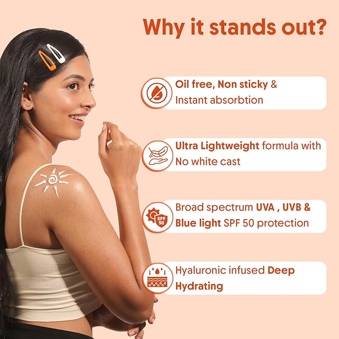Aravi Organic Oil-Free Body Sunscreen Lotion SPF 50 | (In-Vivo) Dermatologically Tested | Travel Size | Broad Sprectum, UVA/UVB & Blue Light Protection | Zinc Oxide & Titanium Dioxide | 3.38 Fl Oz