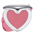 lilybyred Luv Beam Cheek Mousse | Heart-Shaped Korean Cream Blush, Airy Soft-Matte Texture, Soft-Focus & Pore-Blurring Finish, Seamless Buildable, Natural Flush, 0.13 oz. (02 Cherry Mousse)