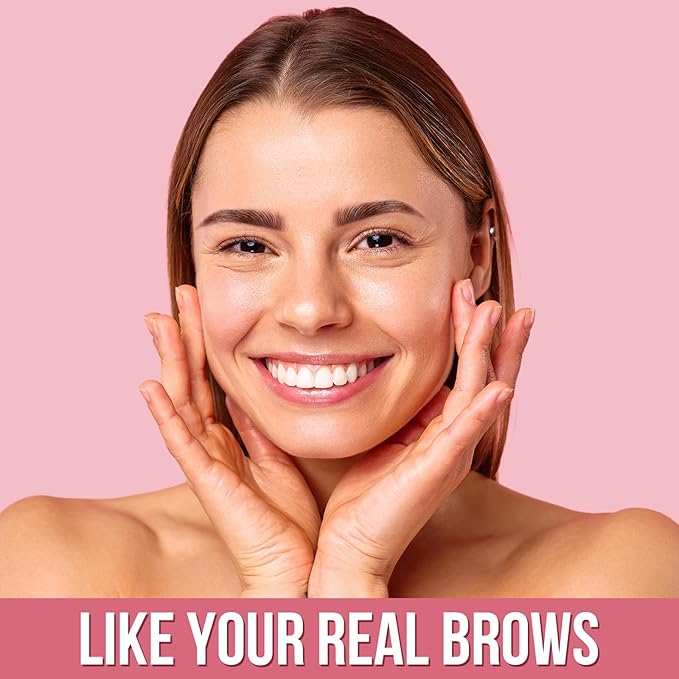 Vevivia Beauty Eyebrow Pen - Microblading eyebrow pencil with Micro-Fork Tip & Precision Tip for Natural Brows, Eyebrow Pencils for Women, Dual-Ended Brow Brush, Waterproof, Black