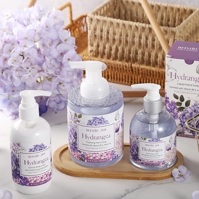 ROMIIE ZOI Daily Hand & Body Lotion with Moisturizing Shea Butter - Hydrangea - 236 ML / 8 FL OZ