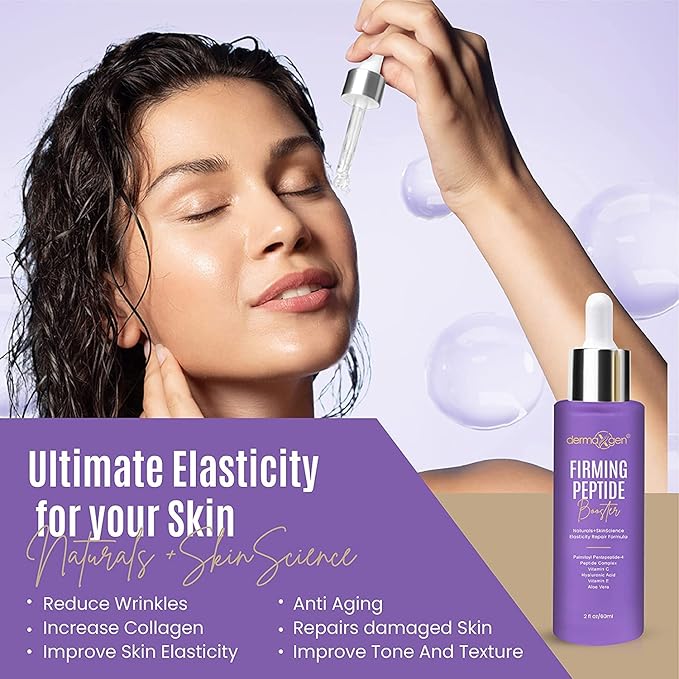 Peptide Complex Serum + MATRIXYL 3000 ORGANIC HYALURONIC - Powerful Triple Combination Serum Anti Aging & Wrinkles - Heals and Repairs Skin Set - 2 FL OZ
