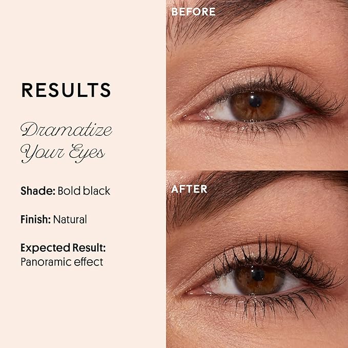 Winky Lux ExtravaLash Mascara – Volumizing, Lengthening, Defining & Curling with Buildable Formula, Intense Pigment, Silicone Ball Tip Brush, Black Mascara Eye Makeup