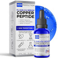 Skin Perfection Copper Peptide Serum GHK-CU 1% for Face & Hair Copper Peptides for Skin, Hair, & Scalp - 1% Blue Liquid for Face, Neck, Body, Scalp Multi-Use Serum Booster with Dropper 0.5 fl oz