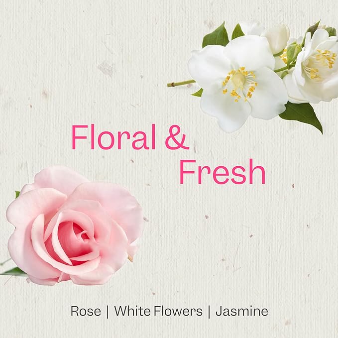 RENPURE Plant-Based Rose Hydrating Shampoo for Dry Hair - Sulfate-Free, Paraben-Free, Cruelty-Free & Color-Safe - Naturally Moisturizing & Refreshing for Women