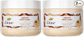 Dove Limited Edition Holiday Treats Body Scrub Spicy Chia Latte for Deep Nourishment 15 oz (Pack of 2)